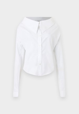 DRAGGED NECK SHIRT - Hemdbluse - white