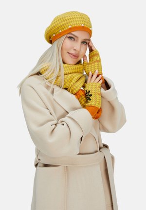 HOUNDSTOOTH - Berretto - gold yellow