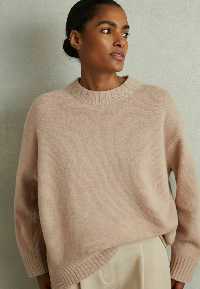 Reiss ELENA - Strickpullover - mink
