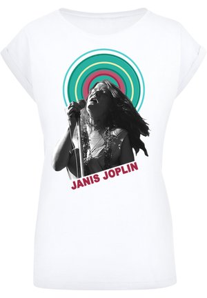 JANIS JOPLIN HALO  - Print T-shirt - white