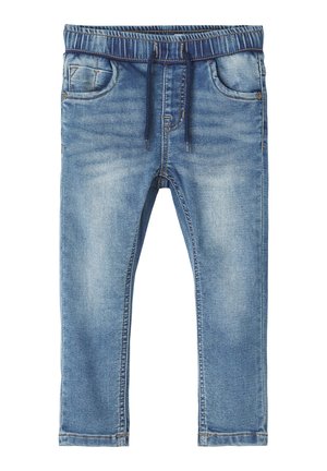 NMMRYAN - Karcsúsított farmerek - medium blue denim