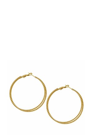 MIT STRUKTUR RUND - Ohrringe - gold