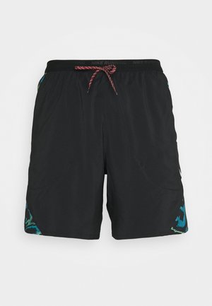 STRIDE - Sports shorts - black/silver