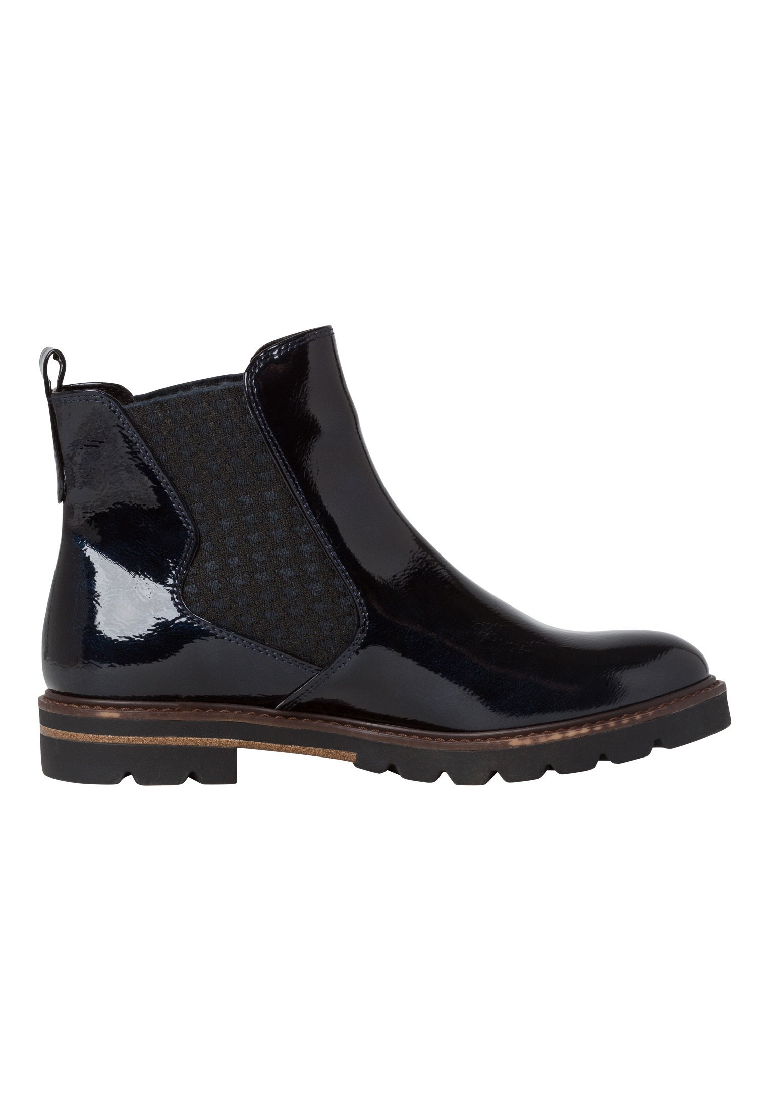 Marco Tozzi CHELSEA BOOT - Korte laarzen - navy patent/blauw - Zalando.nl