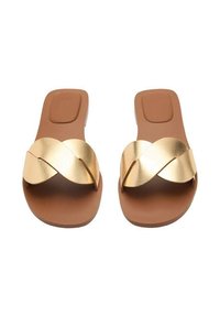 Mango Kids STRAPS - Papuci - gold-coloured
