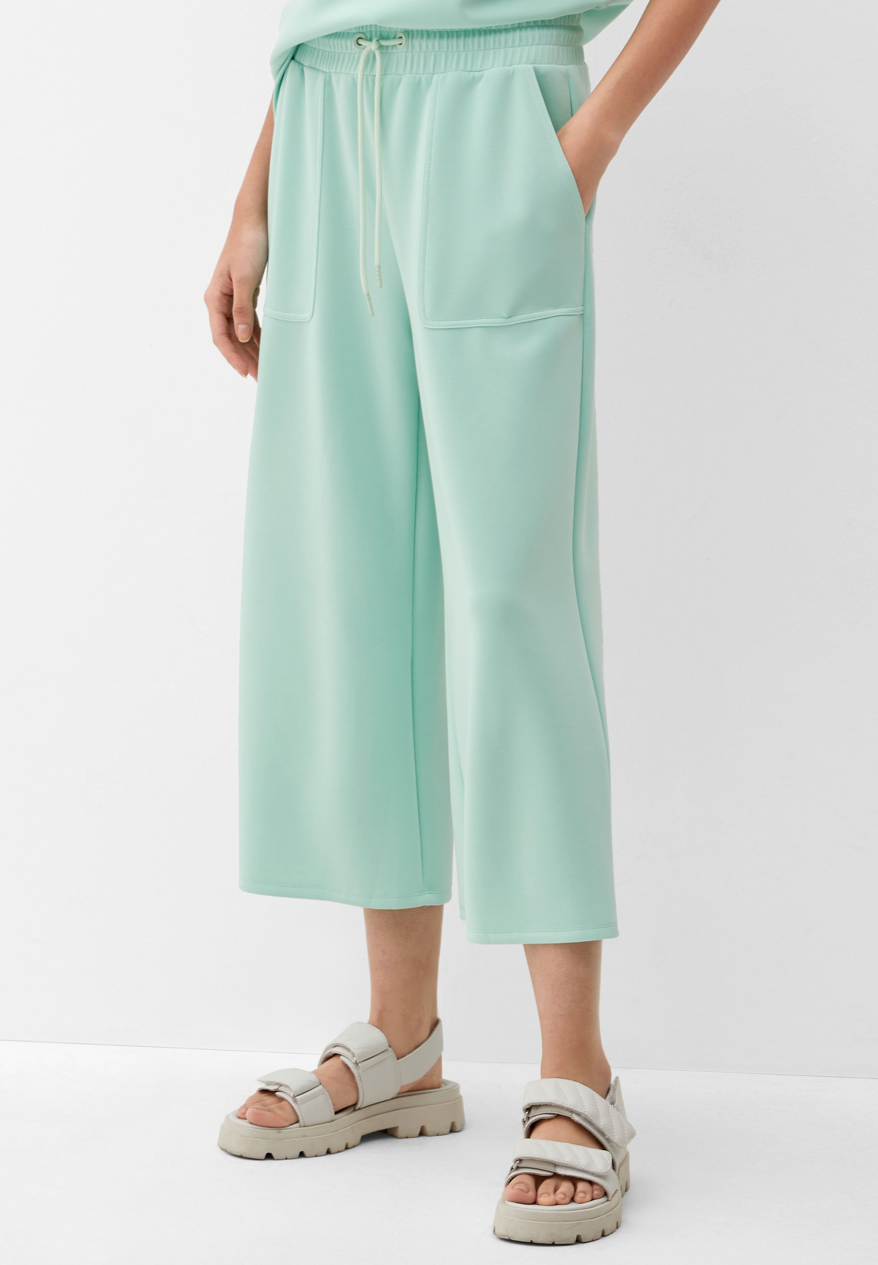 S.Oliver Damen Culotte Mit Plisseefalten - Bequeme Shorts Für Sommer & Freizeit