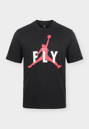 Jordan, GOLF TEE - T-shirt de sport - black