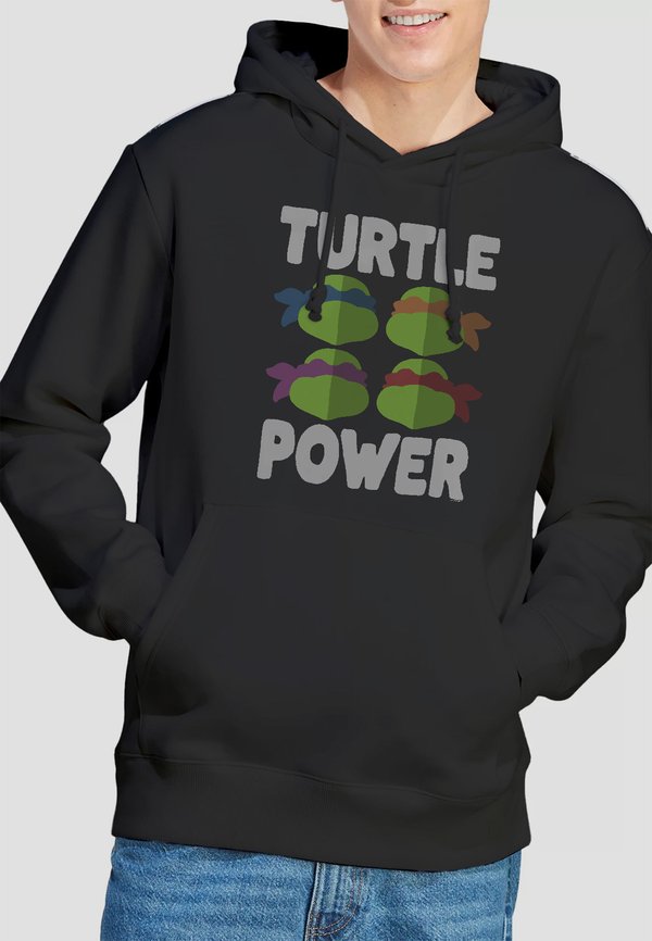 TMNT TURTLE POWER FACES - Kapuzenpullover