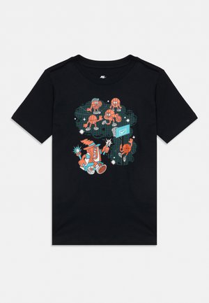 Nike Sportswear, TEE BOXY UNISEX - Тениска с щампа - black