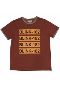 Paradiso Clothing BLINK 182 LOGO REPEAT RINGER - Print T-shirt - red