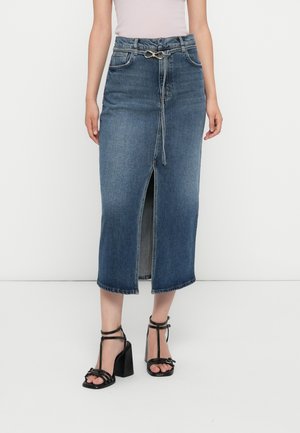 GATJE - Jupe en jean - medium blue