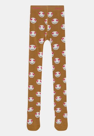 GIRL SINGLE DOTS ALLOVER  - Dresuri - cognac