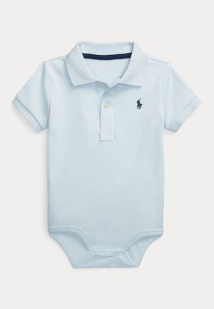 SOFT COTTON POLO BODYSUIT - Body - beryl blue