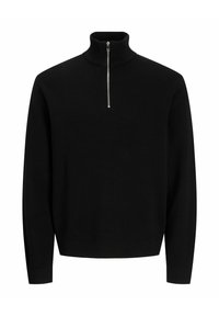 MIT RUNDHALS EINFARBIG  - Pulover - black