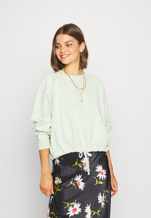 CINCHED CREW - Bluza - light green