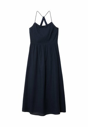 Stradivarius OPEN BACK MIDI  - Hverdagskjole - dark blue