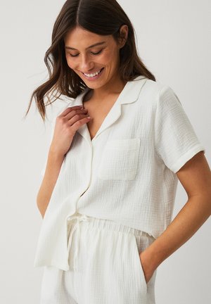 Pyjamashirt - white