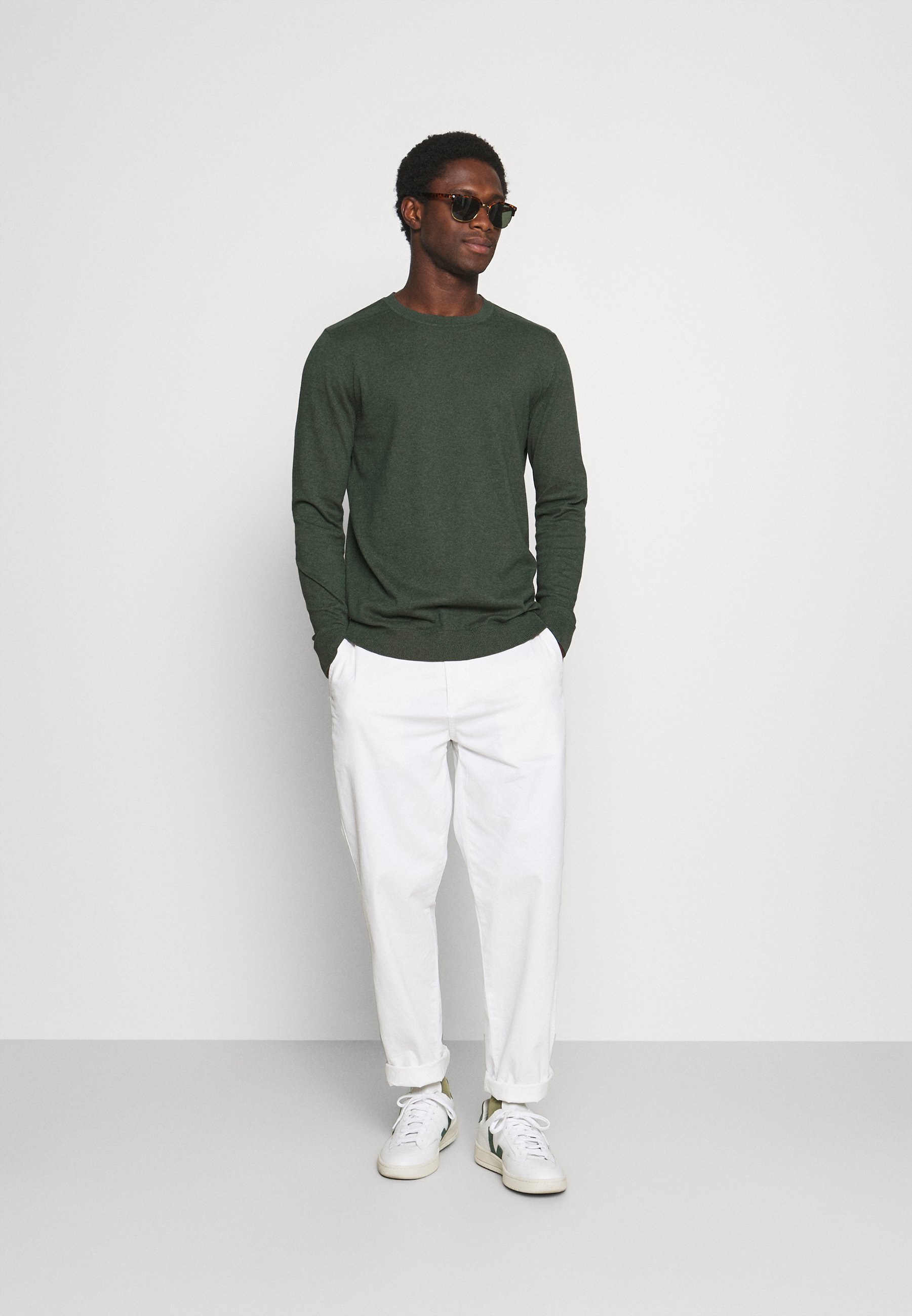 Homme SLHBERG CREW NECK - Pullover Homme SLHBERG CREW NECK - Pullover