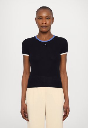 Claudie Pierlot MARTINETTE - T-shirt basique - marine
