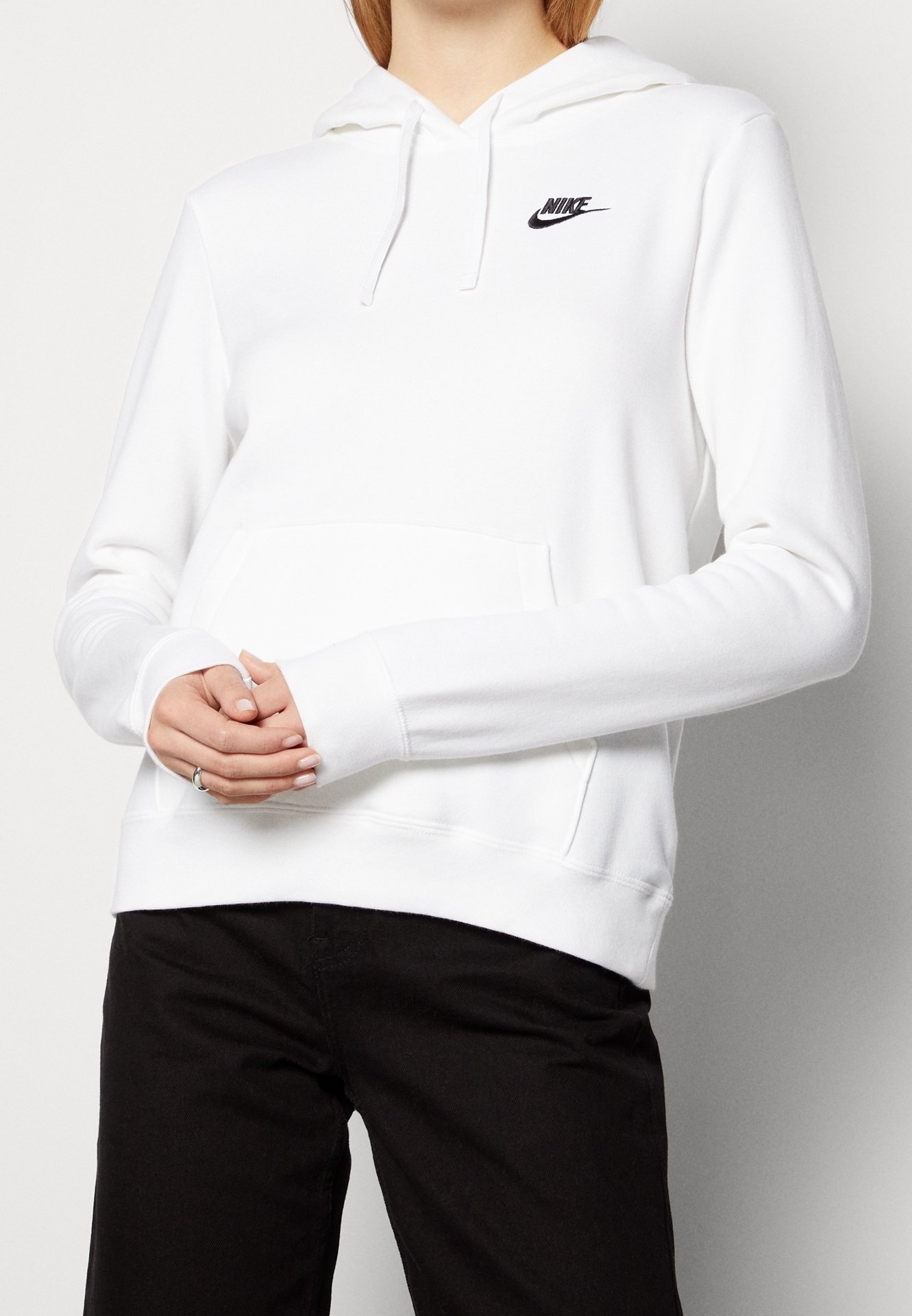 womens white hoodie nike