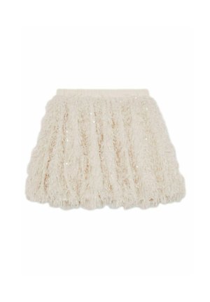 ROXY FLUFFY SEQUIN-EMBELLISHED  - Jupe trapèze - ivory