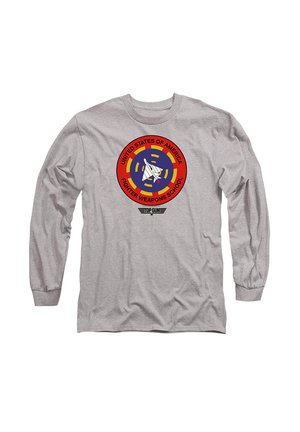 TOP GUN - Long sleeved top - mottled light grey
