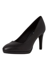 s.Oliver Lodičky s platformou - black nappa