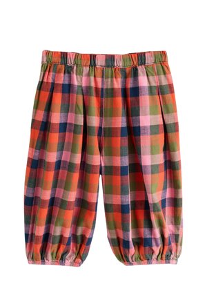Next, REGULAR FIT - HAREEM TROUSERS . - Stoffhose - multi pink  navy check