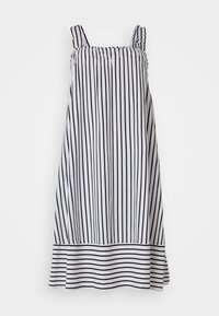 CARNINA CALF DRESS  - Džersio suknelė - black/bright white