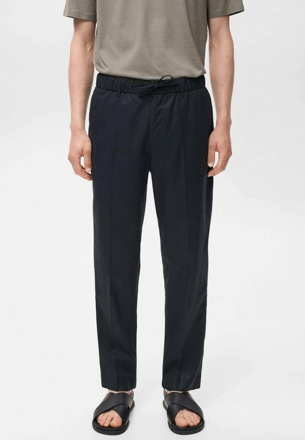 BROEK - Tracksuit bottoms - marineblauw