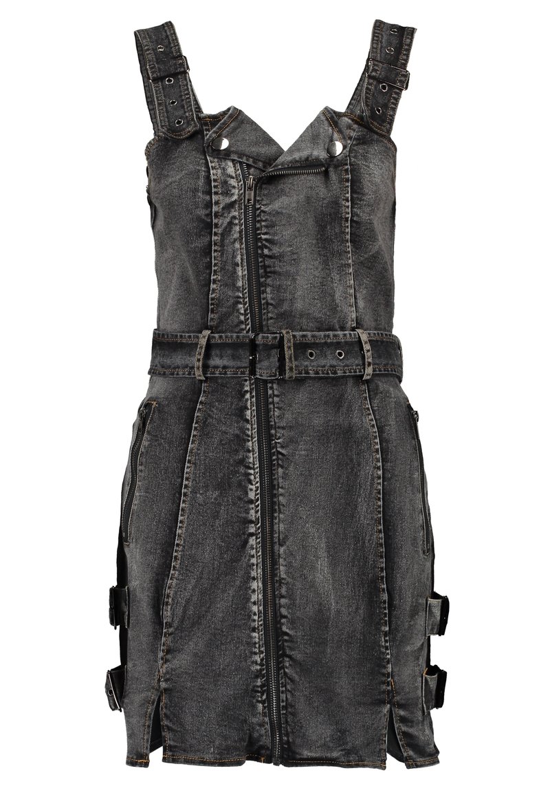 honey punch denim dress Honey Punch Denim dress - black - (Pre-owned)