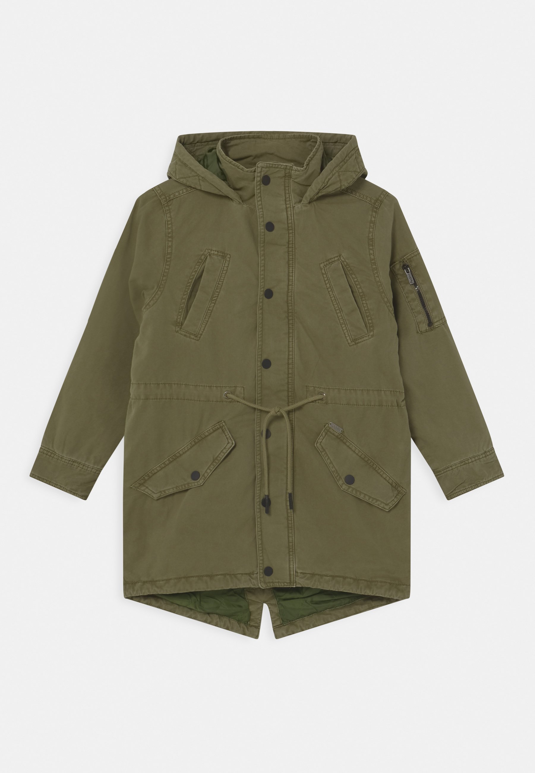 Pepe Jeans DAVE - Parka - safari/tamsiai žalia - Zalando.lt
