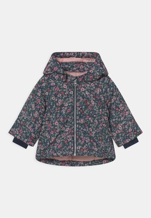 NBFMAXI JACKET PETIT FLOWER - Winter coat - dark sapphire