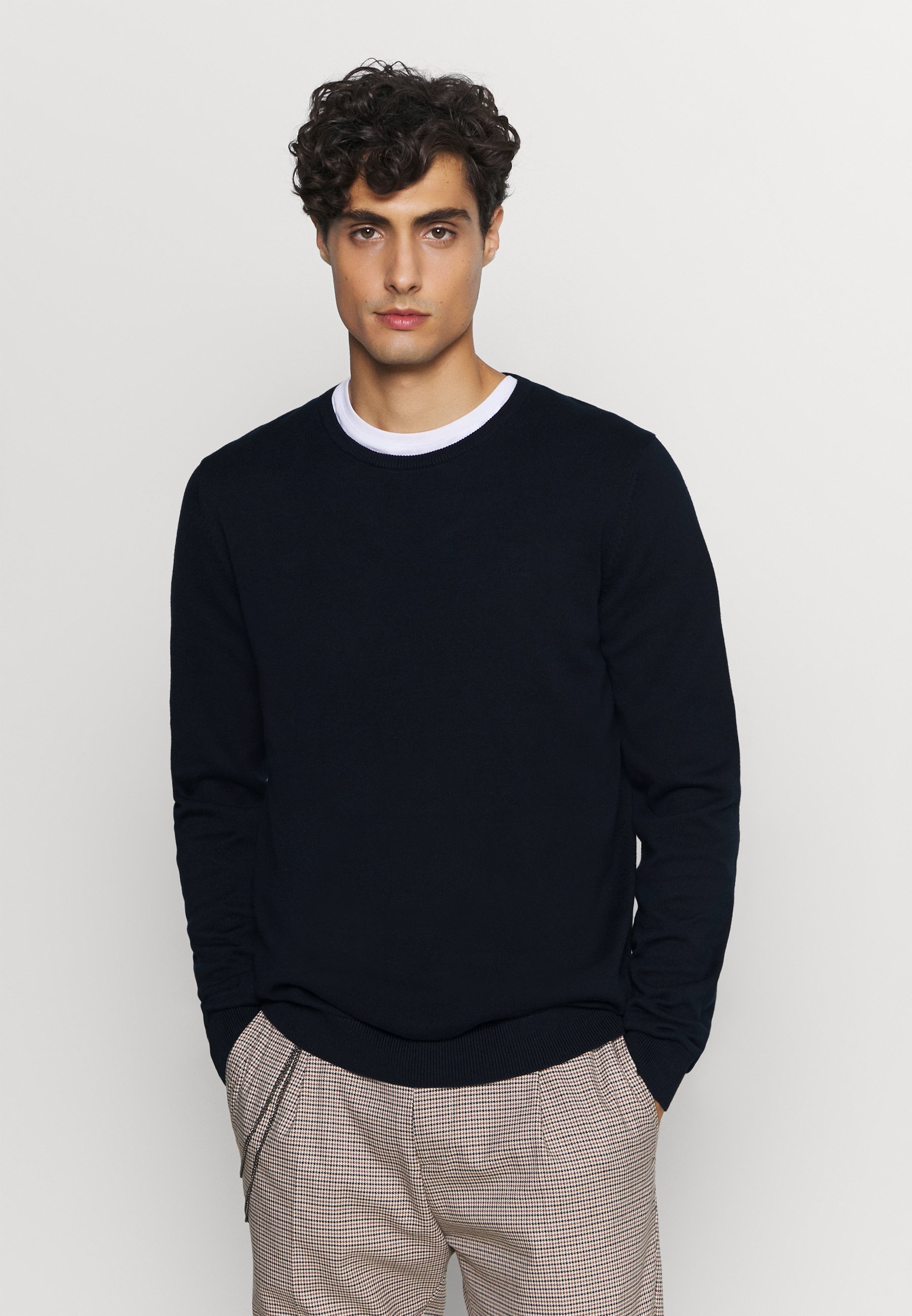 mens tan jumper