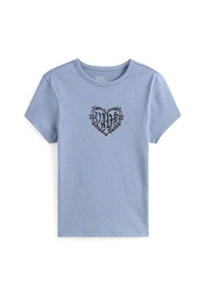 Vans, BARBED HEART W. - T-shirt imprimé - medium blue