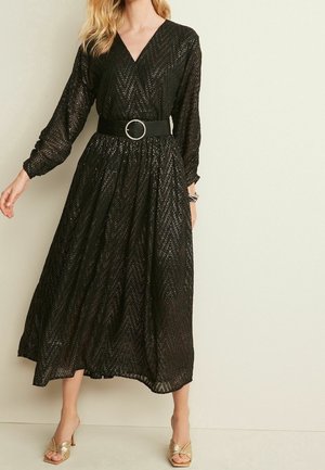 Jurk - metallic black