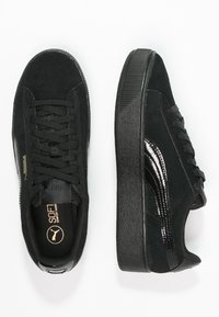 puma vikky platform noir vernis