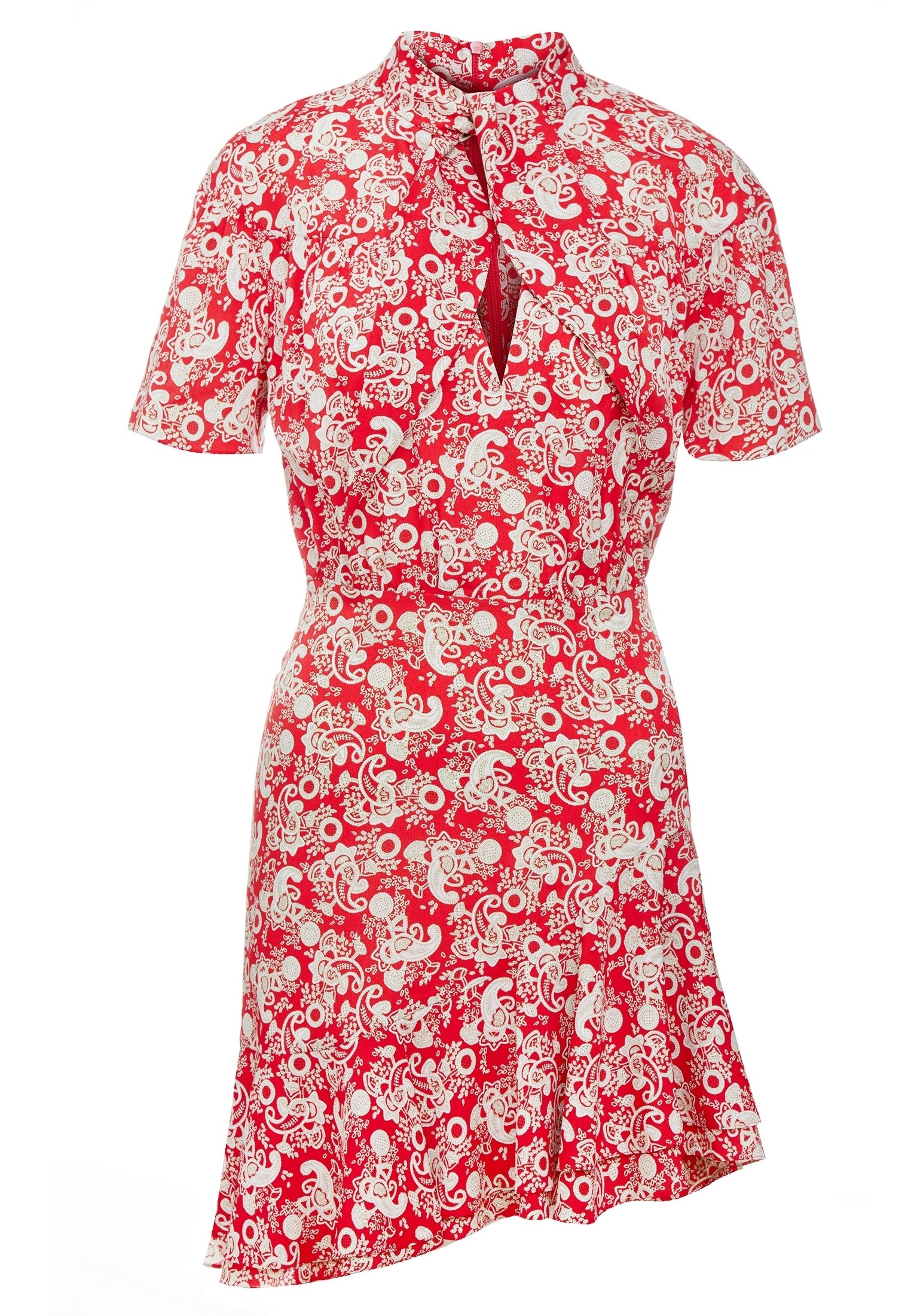 sandro Day dress - red - (Pre-owned) - Zalando