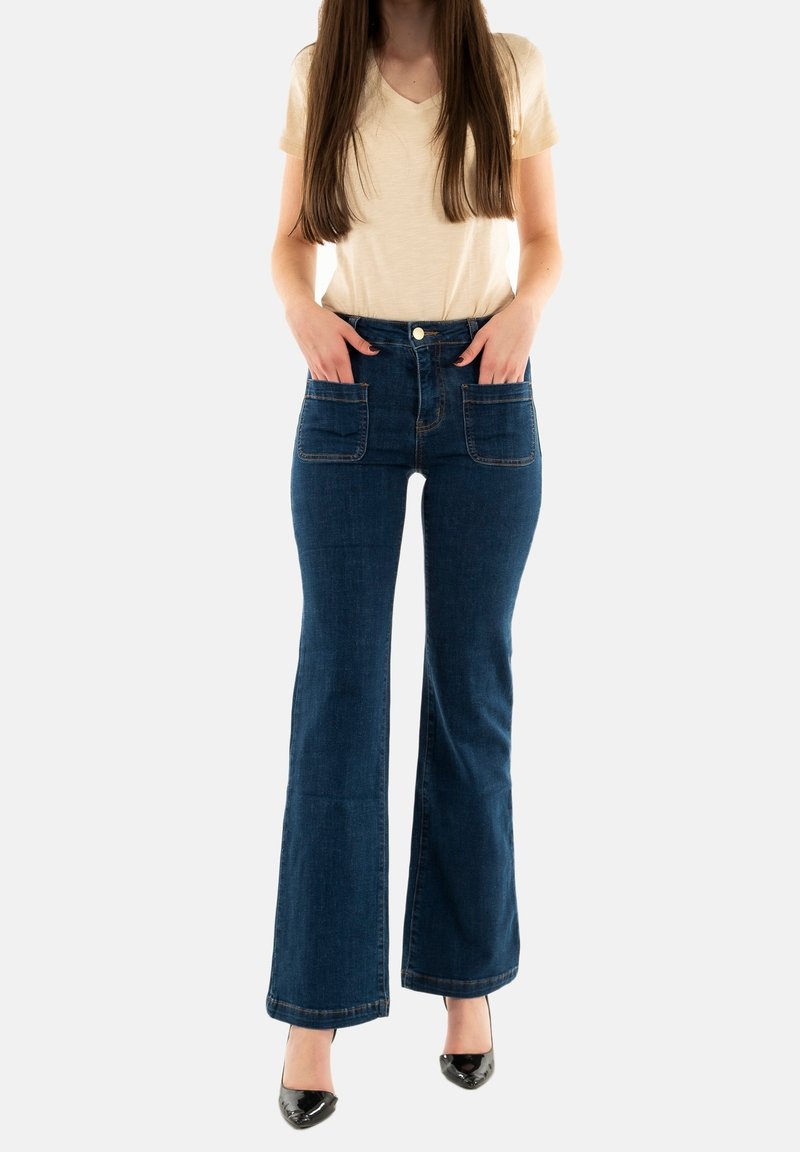 LA PETITE ÉTOILE SONNY - Jean bootcut - bleu