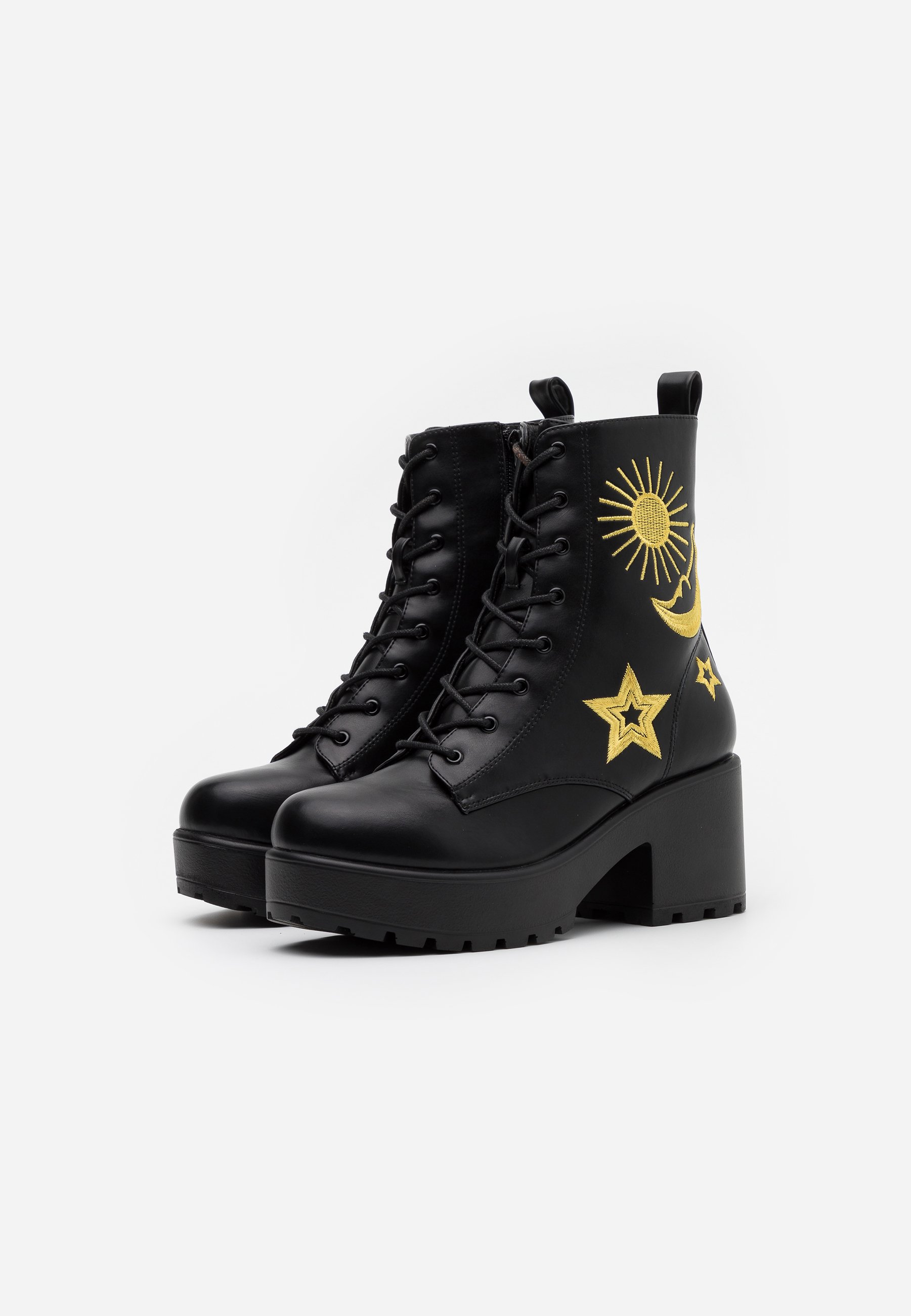 Koi Footwear VEGAN - Plateaustiefelette - black/schwarz - Zalando.de