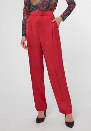 MADELEINE Trousers - raspberry red