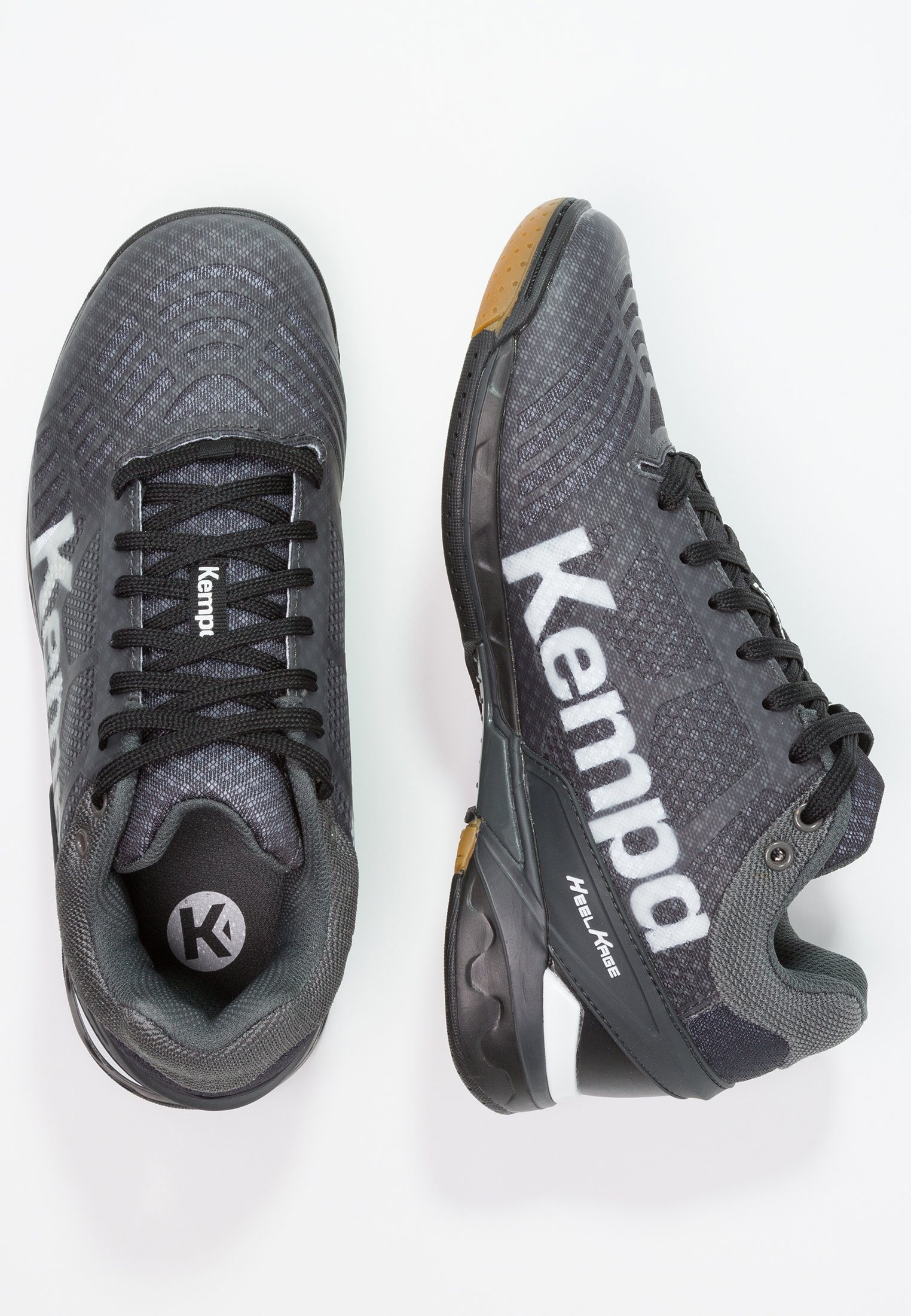 Kempa ATTACK Håndballsko blackwhite Zalando.no Kempa ATTACK Håndballsko blackwhitesvart Zalando.no