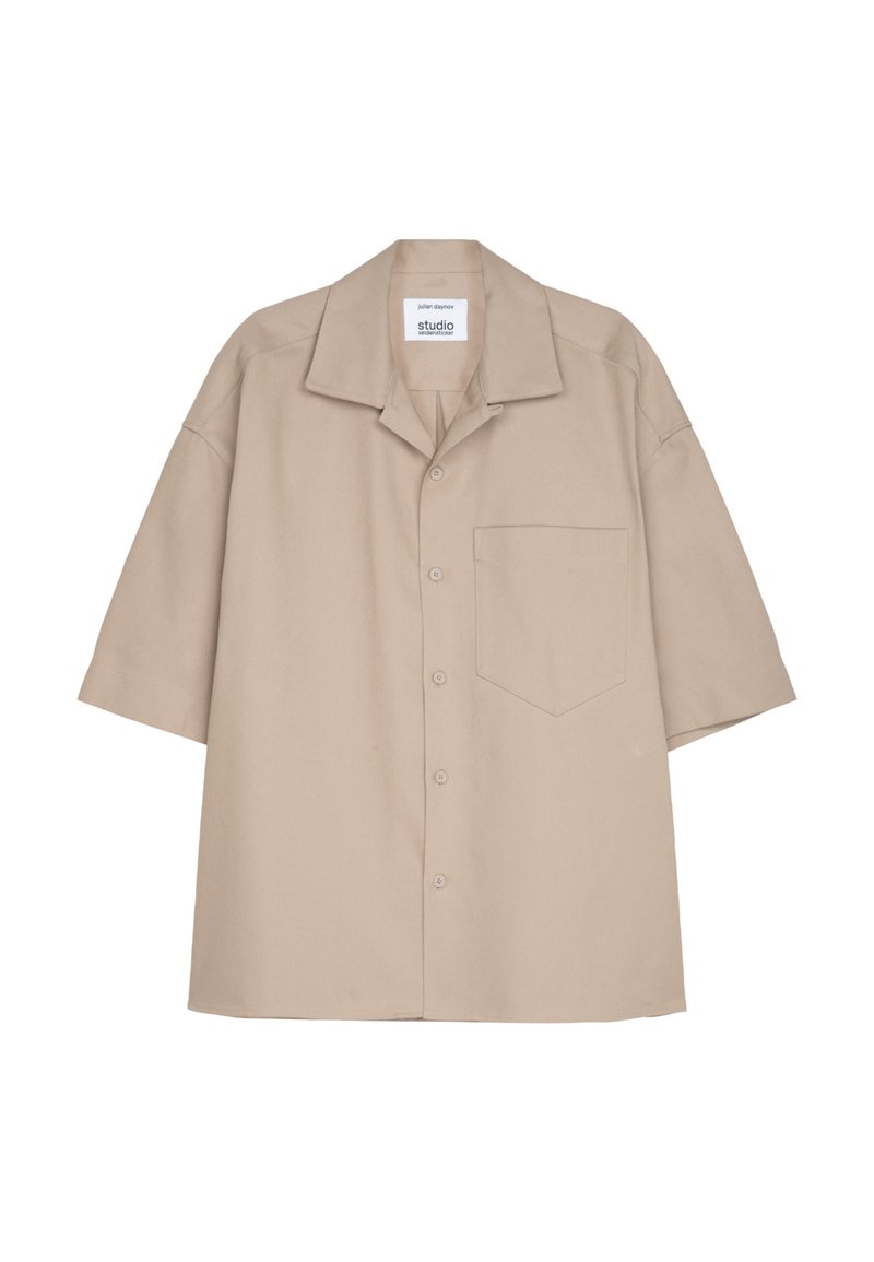 Studio Seidensticker Overhemdblouse lichtbruin Studio Seidensticker Overhemdblouse lichtbruin