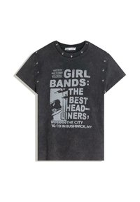 SHORT SLEEVE STUD - Printtipaita - grey