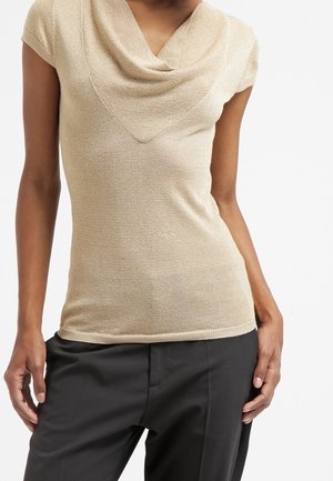 T-shirt - bas - gold-coloured