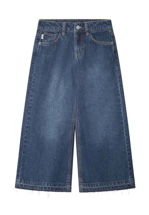 WIDE - Kavbojke na trapez - faded dark indigo