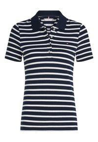 1985 SLIM - Polo majica - dark night navy/ ecru stp