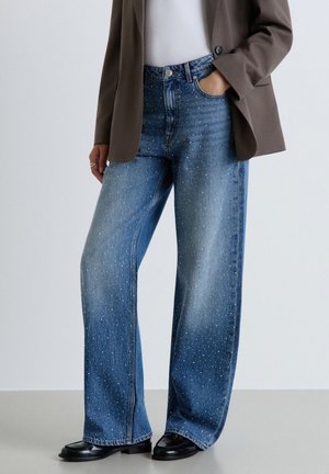 Calliope, JEAN APPLICAZIONI - Jeans baggy - blu denim medio