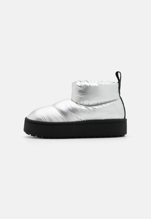 LEATHER - Ankelstøvler - silver
