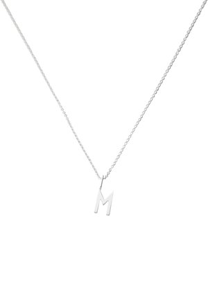 Design Letters HALSKETTE MIT KLEIN INITIAL CHARM SILBER (A-Z) - Halskette - silver coloured